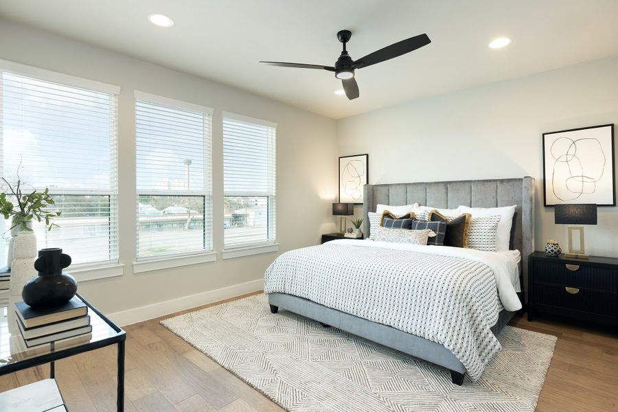 Furnished interior in a model home at Playmoor in San Antonio (Image 7). Furnished interior in a model home at Playmoor in San Antonio (Image 7).