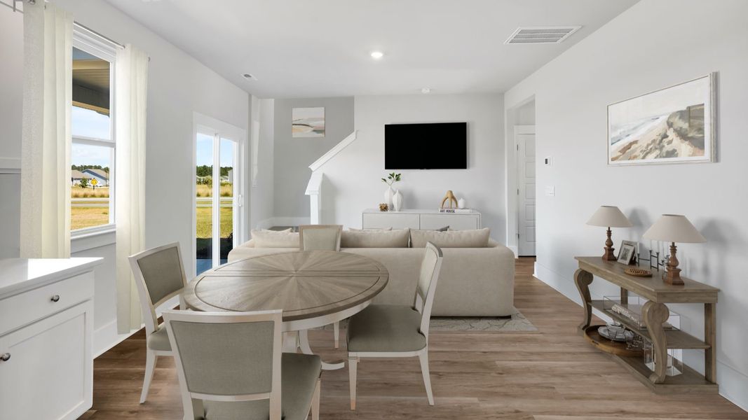 Furnished interior in a model home at The Pines at Blake Farm in Wilmington (Image 10).