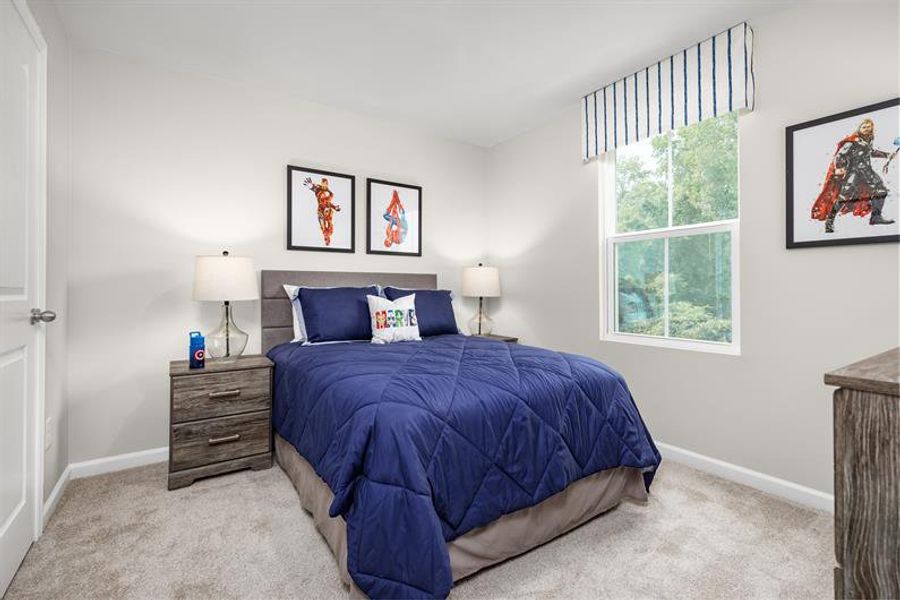Furnished interior in a model home at Laney Farms 2-Story in Pageland (Image 8).