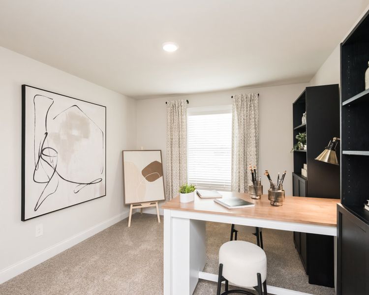 Furnished interior in a model home at Manning Mill in Adairsville (Image 17). Furnished interior in a model home at Manning Mill in Adairsville (Image 17).