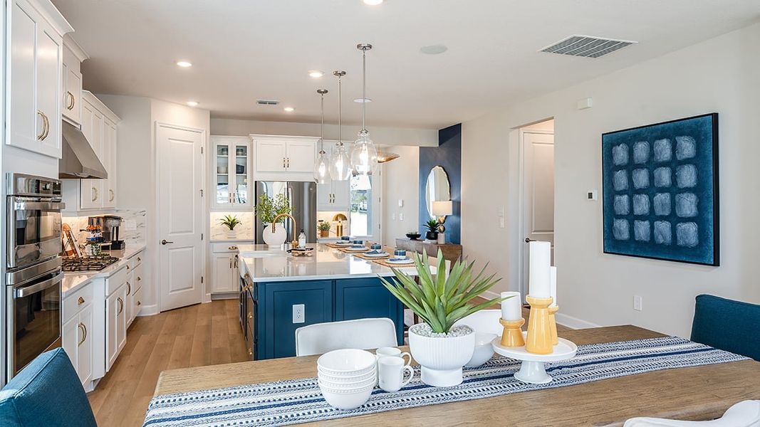 Furnished interior in a model home at Morris Bend in Tampa (Image 6).