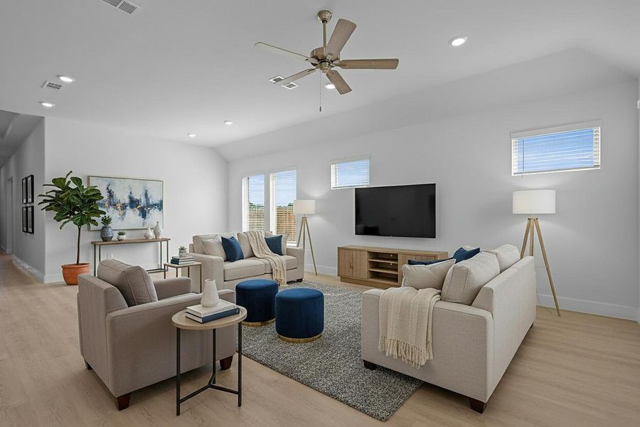 Furnished interior in a model home at Wildflower in Chattanooga (Image 6). Furnished interior in a model home at Wildflower in Chattanooga (Image 6).