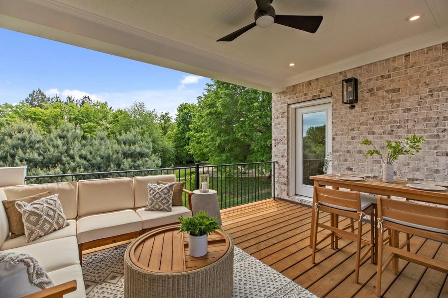 The Marabelle 2nd Story Porch The Marabelle 2nd Story Porch