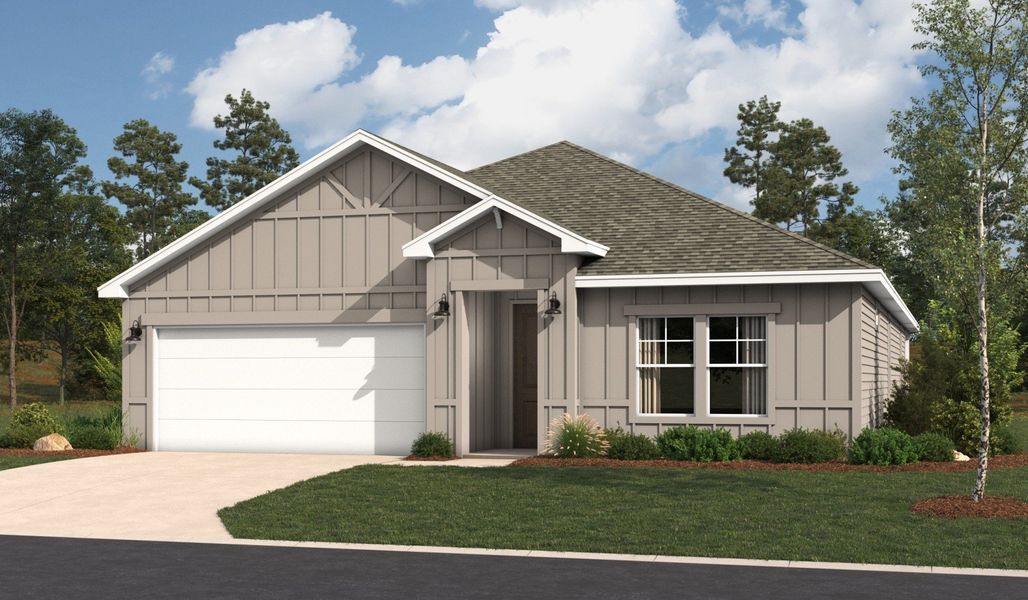 Front exterior of a home in the Hickory Ridge community, located in Elmendorf, TX (Image 19).