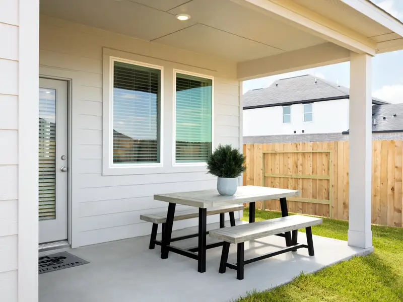 Exterior details of a home in Sanford Farms - Traditional Series, Waller (Image 3).