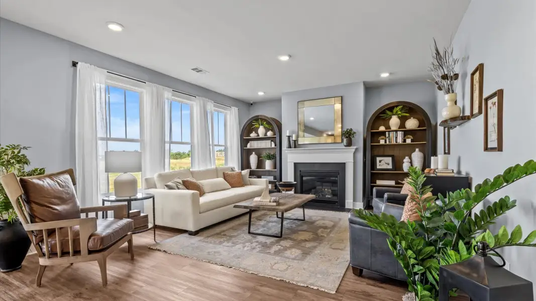Furnished interior in a model home at Alexander Place in Taylors (Image 5).