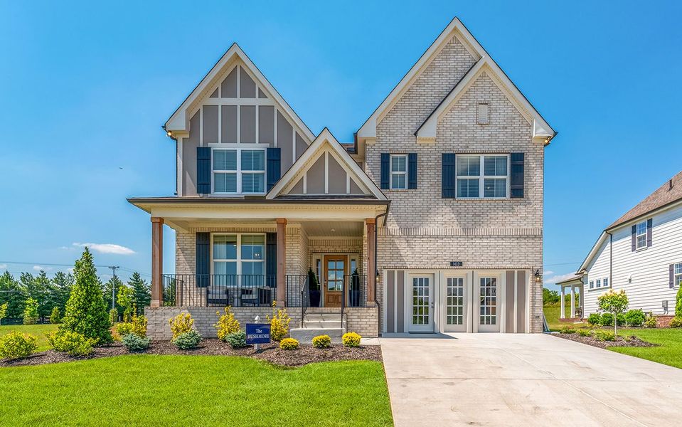 Front exterior of a home in the The Retreat at Norman Farm community, located in Hendersonville, TN (Image 4).