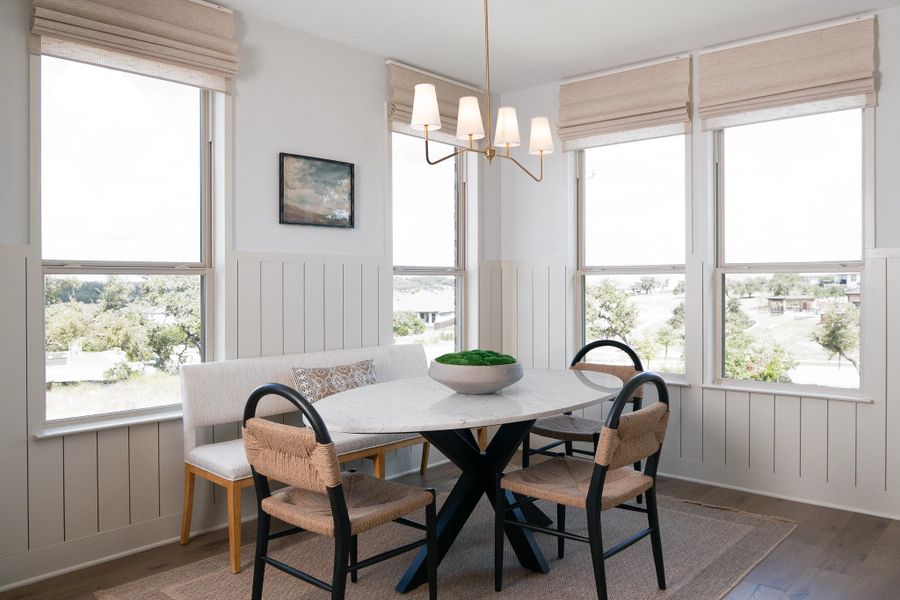 Furnished interior in a model home at Provence 70s in Austin (Image 16). Furnished interior in a model home at Provence 70s in Austin (Image 16).