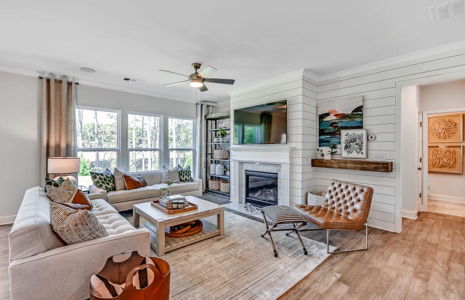 Continental Gathering Room in new home construction by Pulte Homes Nashville Continental Gathering Room in new home construction by Pulte Homes Nashville