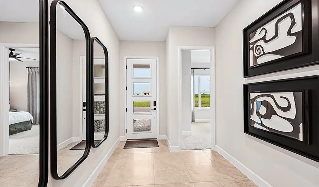 Furnished interior in a model home at Rye Manor in Parrish (Image 6).