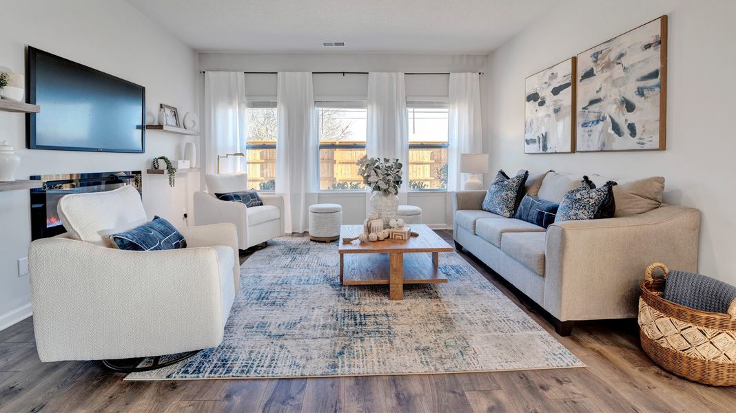 Furnished interior in a model home at The Orchard in Millington (Image 4).