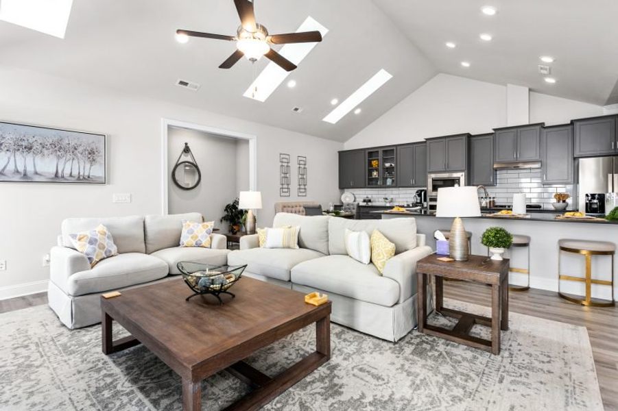 Furnished interior in a model home at Northborough in Colfax (Image 55).