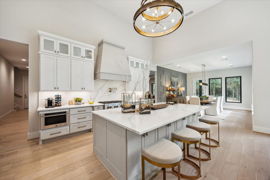 Furnished interior in a model home at High Meadow West and Estates in Montgomery (Image 14).