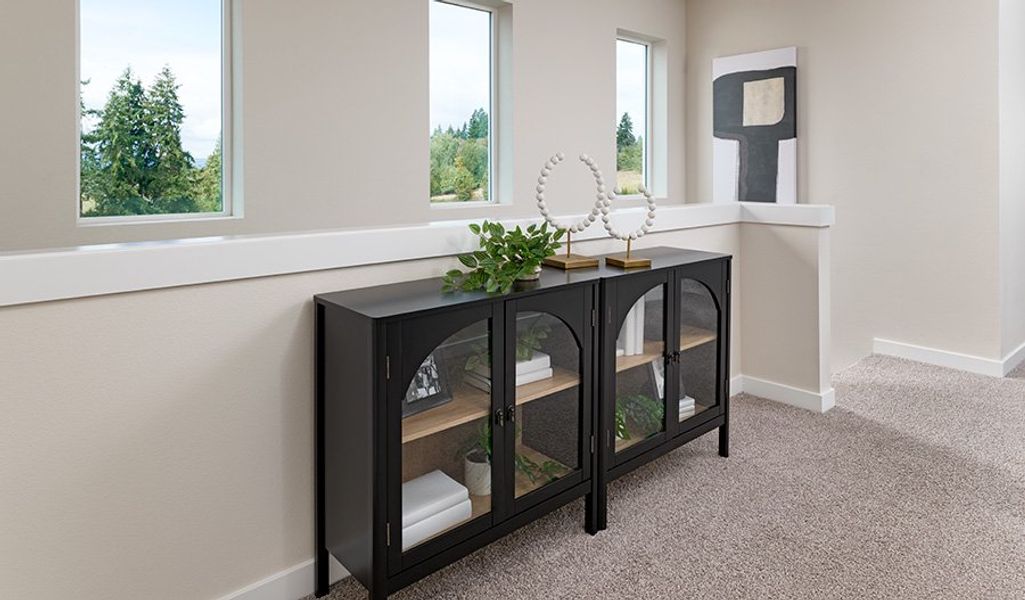 Furnished interior in a model home at Meadowbrook Park in Colorado Springs (Image 11).