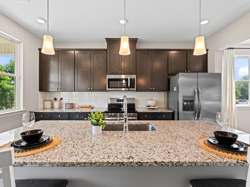 Furnished interior in a model home at Ivy Glen in Perry (Image 8). Furnished interior in a model home at Ivy Glen in Perry (Image 8).