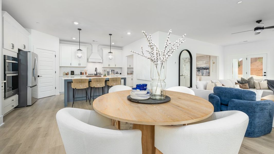 Furnished interior in a model home at The Village at Sandy Plains in Marietta (Image 13).