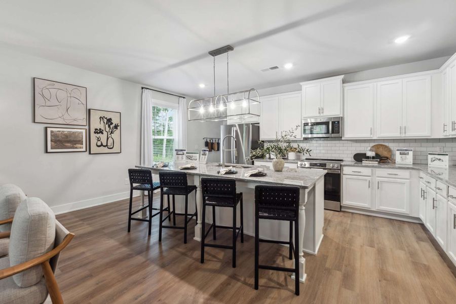 Furnished interior in a model home at The Park at Gainesville Township in Gainesville (Image 11).