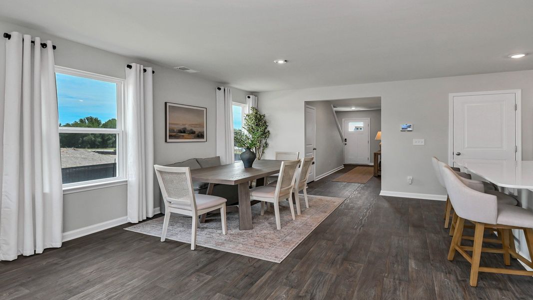 Furnished interior in a model home at Ferry Grove in Lexington (Image 21).