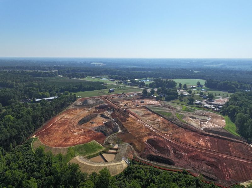 Site preparation and early development at Leeland Farms in Fuquay Varina, NC (Image 47).