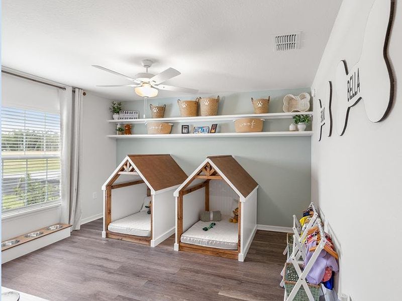 Secondary bedrooms provide space for everyone in your household - Serendipity model home in Lakeland, FL Secondary bedrooms provide space for everyone in your household - Serendipity model home in Lakeland, FL