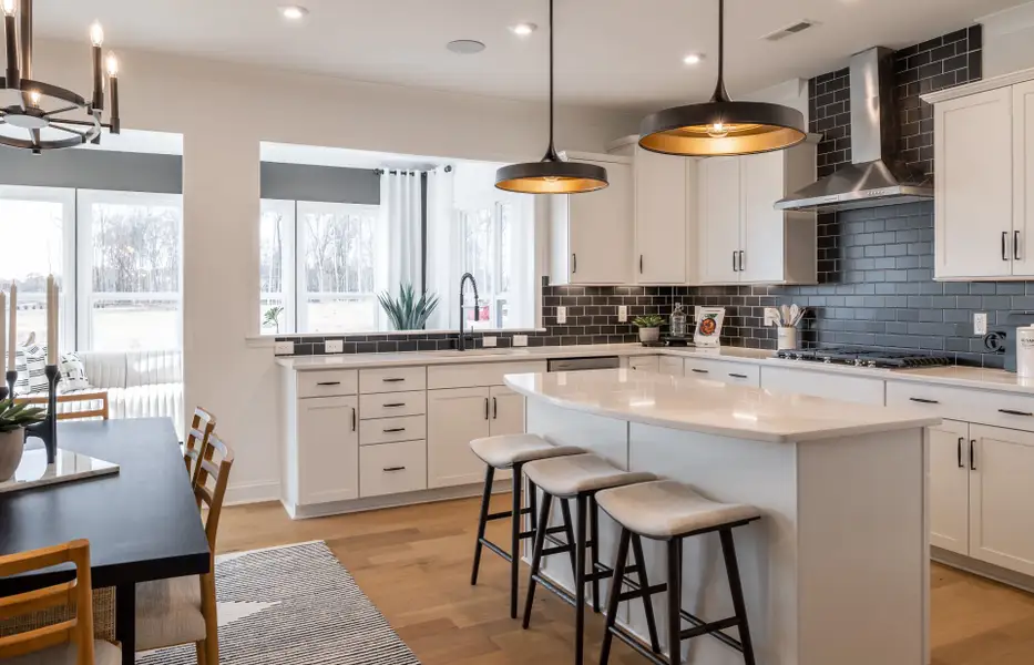 Open Café, Kitchen and Optional Sunroom