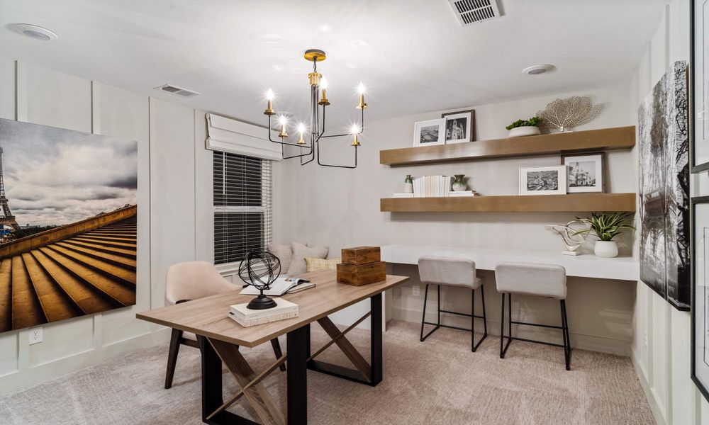 Furnished interior in a model home at Bridgewater - Shorehaven Village in Little River (Image 30).