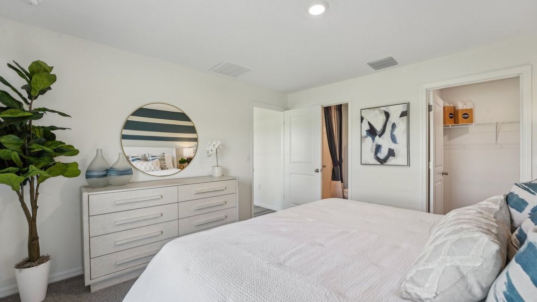 Furnished interior in a model home at Holloway Landing in Plant City (Image 32).