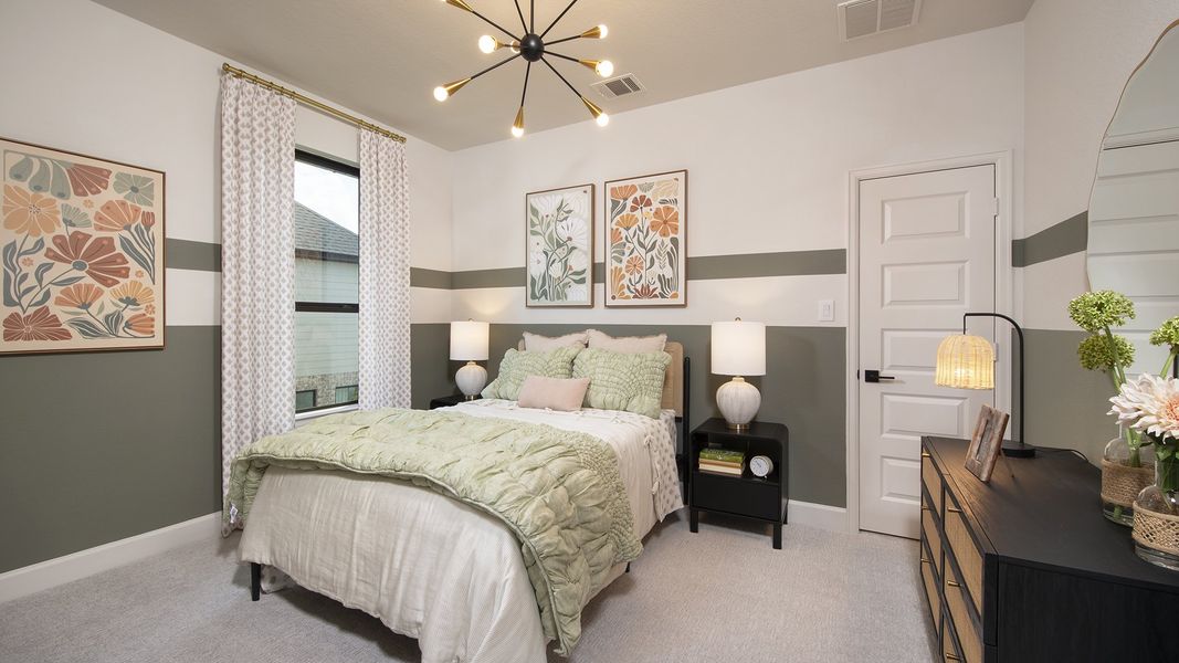 Furnished interior in a model home at Briarley 60' in Montgomery (Image 16). Furnished interior in a model home at Briarley 60' in Montgomery (Image 16).