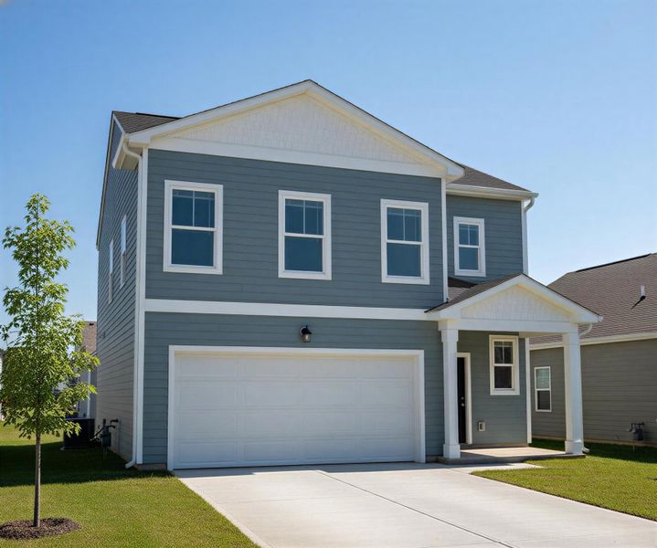 Front exterior of a home in the Declaration Homes community, located in Grovetown, GA (Image 19).