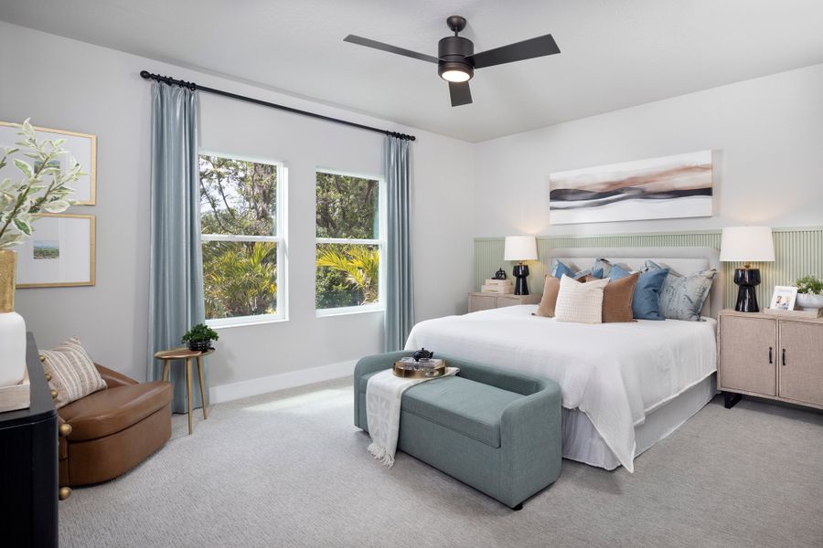 Furnished interior in a model home at Eastlyn in Bradenton (Image 9).