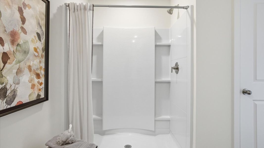 Furnished interior in a model home at Belhaven in Knoxville (Image 30).