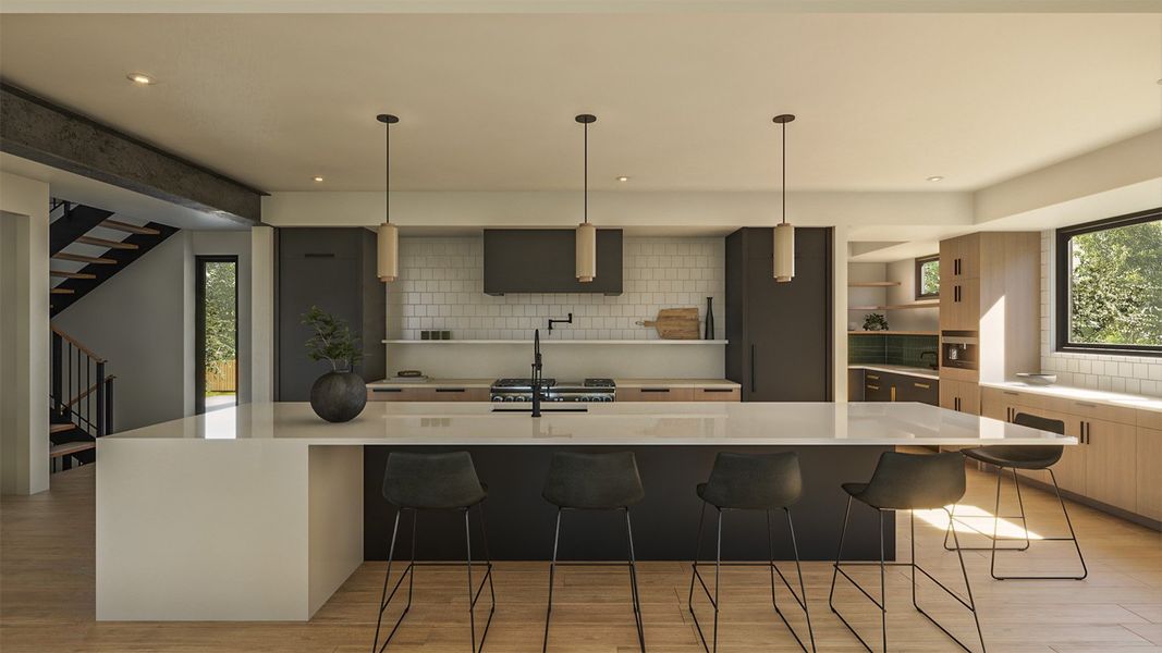 Furnished interior in a model home at Signature at Crystal Valley in Castle Rock (Image 10).