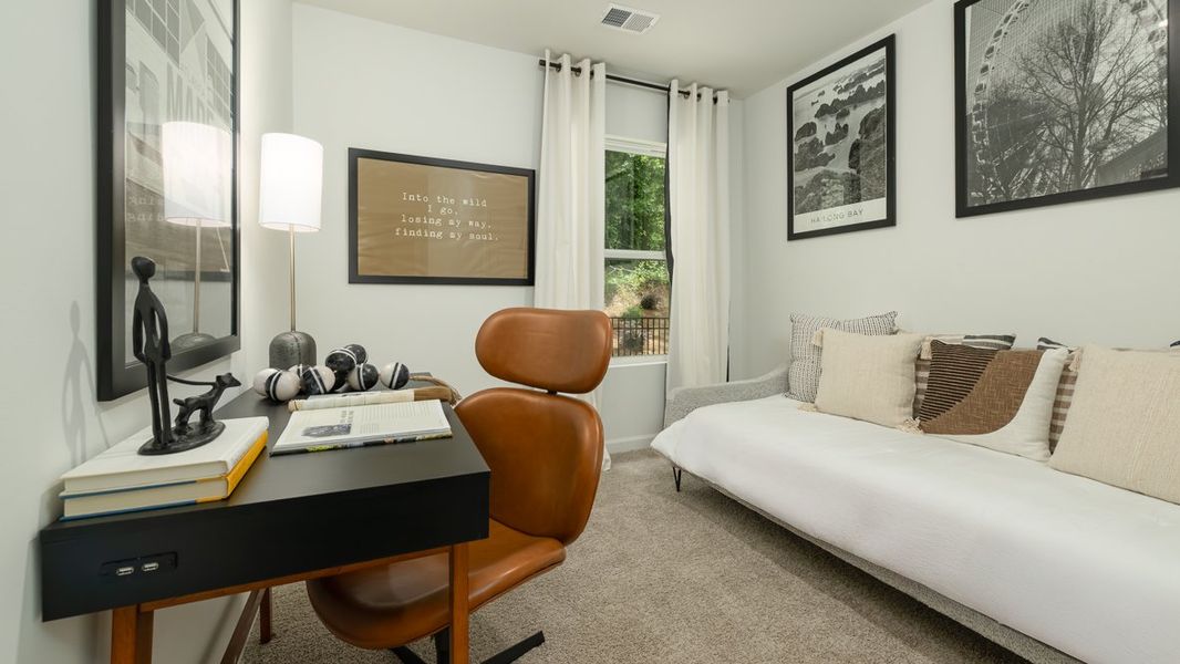 Furnished interior in a model home at Wellington Park in Lithonia (Image 21).