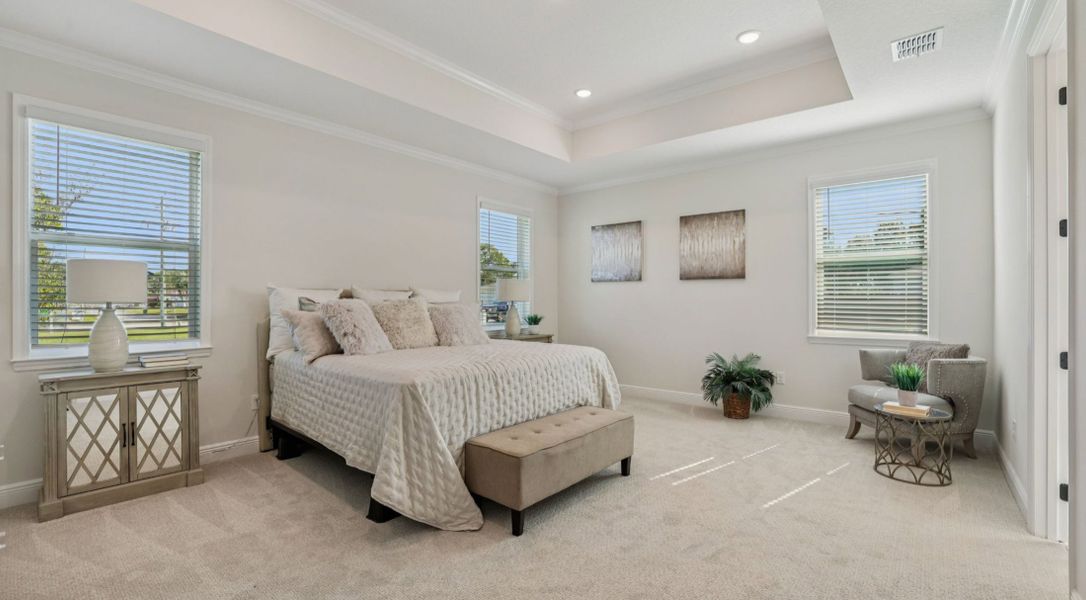 Furnished interior in a model home at Mount Plymouth Greens in Mount Plymouth (Image 7).