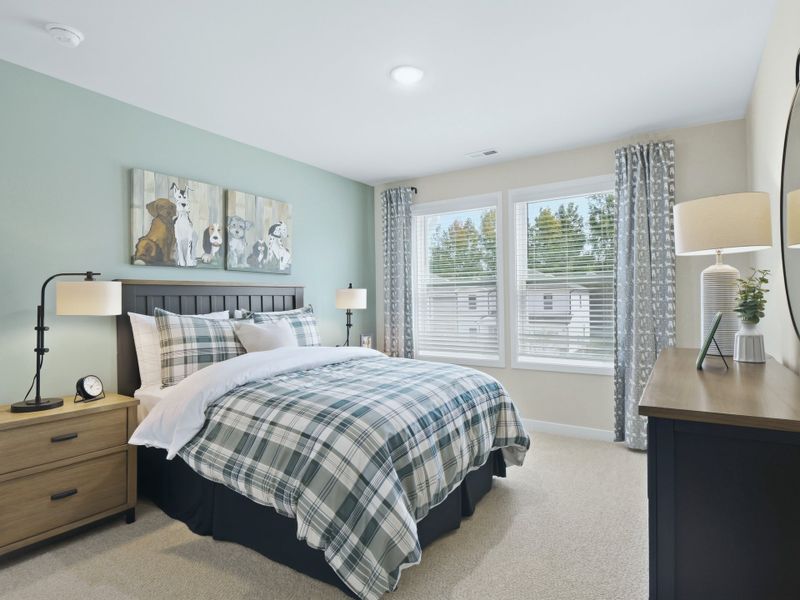 Furnished interior in a model home at The Heritage at Buffaloe Reserve in Raleigh (Image 17). Furnished interior in a model home at The Heritage at Buffaloe Reserve in Raleigh (Image 17).