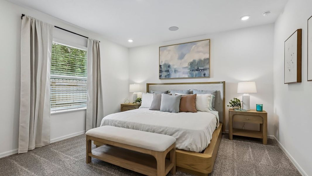 Furnished interior in a model home at Cassie Oaks in Jacksonville (Image 8).