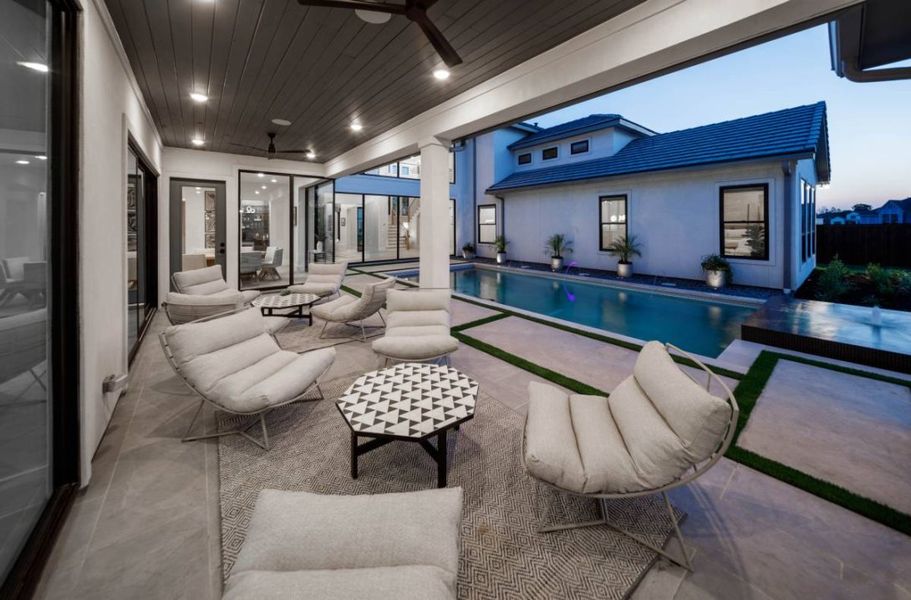 Exterior details of a home in Windsong Ranch, Prosper (Image 7).