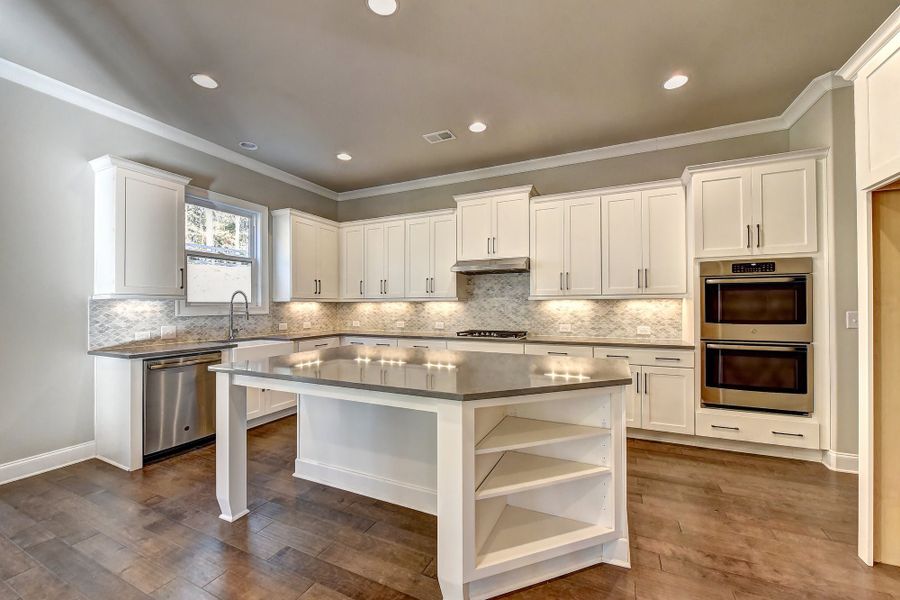Furnished interior in a model home at Waterhaven in Cumming (Image 41).