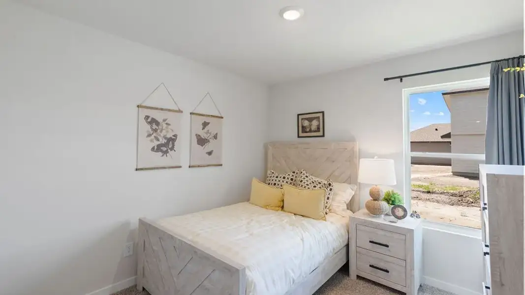 Furnished interior in a model home at Flagstop Crossing in Odem (Image 21).