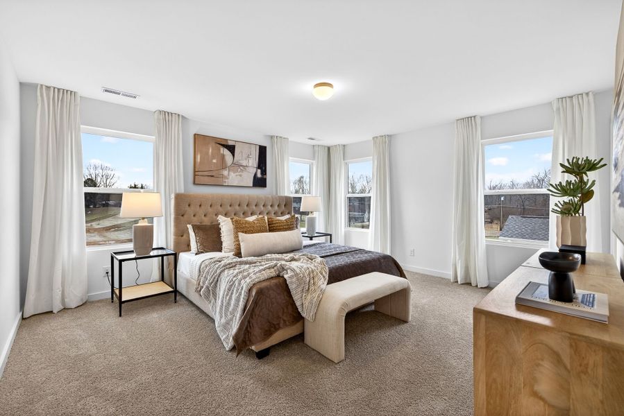 Furnished interior in a model home at Swaim Meadows in Winston-Salem (Image 4).