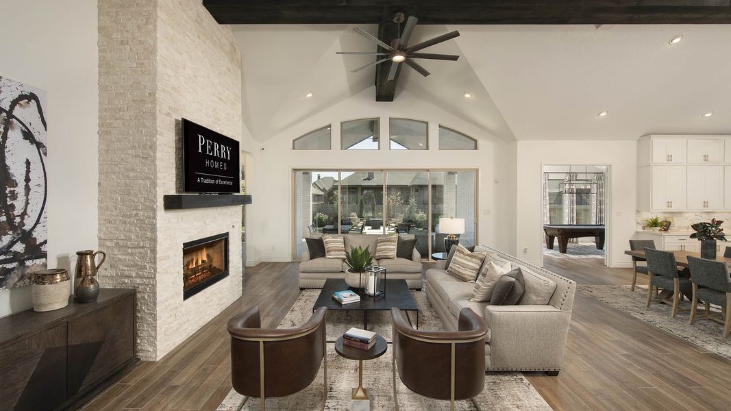 Furnished interior in a model home at Creek of Driftwood Half Acre in Driftwood (Image 8). Furnished interior in a model home at Creek of Driftwood Half Acre in Driftwood (Image 8).