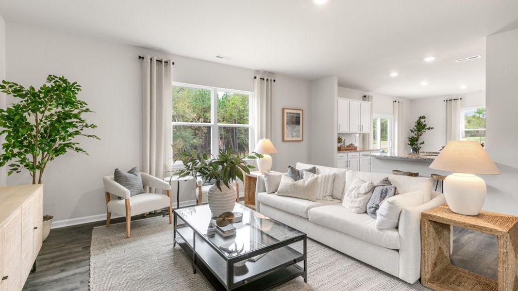 Furnished interior in a model home at Mason Ridge in Spring Lake (Image 5).
