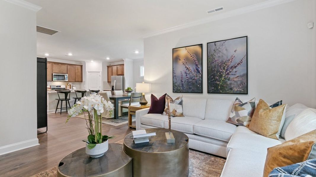 Furnished interior in a model home at Horton Park in Apex (Image 18). Furnished interior in a model home at Horton Park in Apex (Image 18).