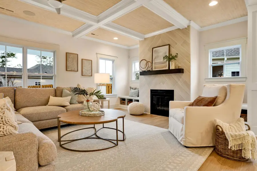 Furnished interior in a model home at Carolina Creek in Hampstead (Image 4).