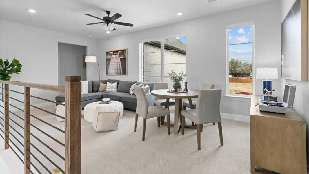 Furnished interior in a model home at Grace Woods in Carrollton (Image 33).