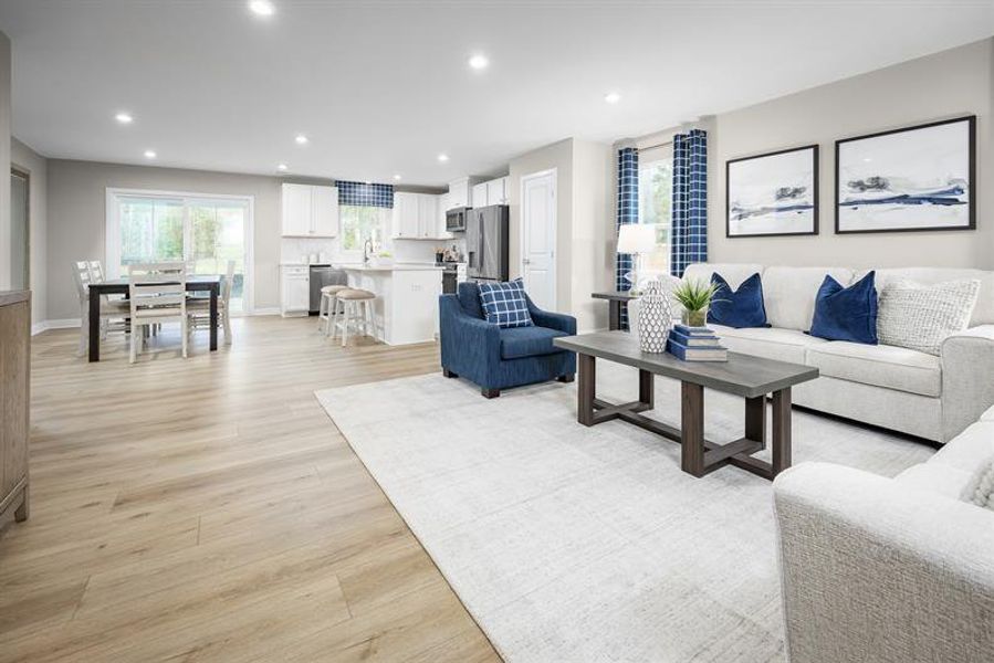 Entertain effortlessly in a spacious open-concept design Entertain effortlessly in a spacious open-concept design