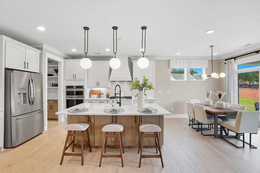 Furnished interior in a model home at Arbor West in Dawsonville (Image 27).