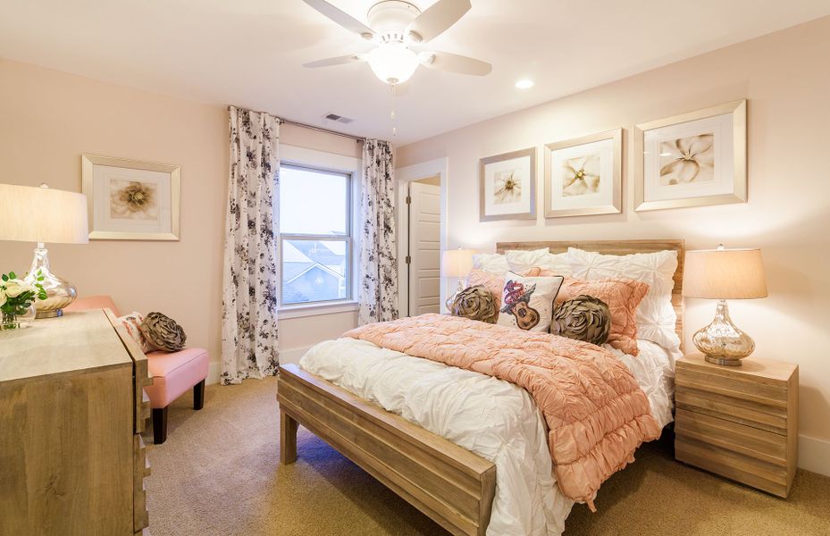 New Home Construction Secondary Bedroom in Fiddler's Glen