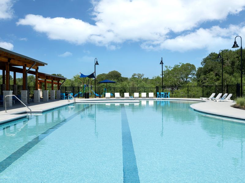 Spend a sunny day at the community pool.