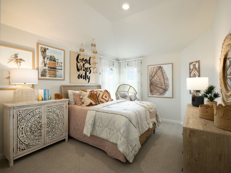 Furnished interior in a model home at Kingdom Heights in Rosenberg (Image 7). Furnished interior in a model home at Kingdom Heights in Rosenberg (Image 7).